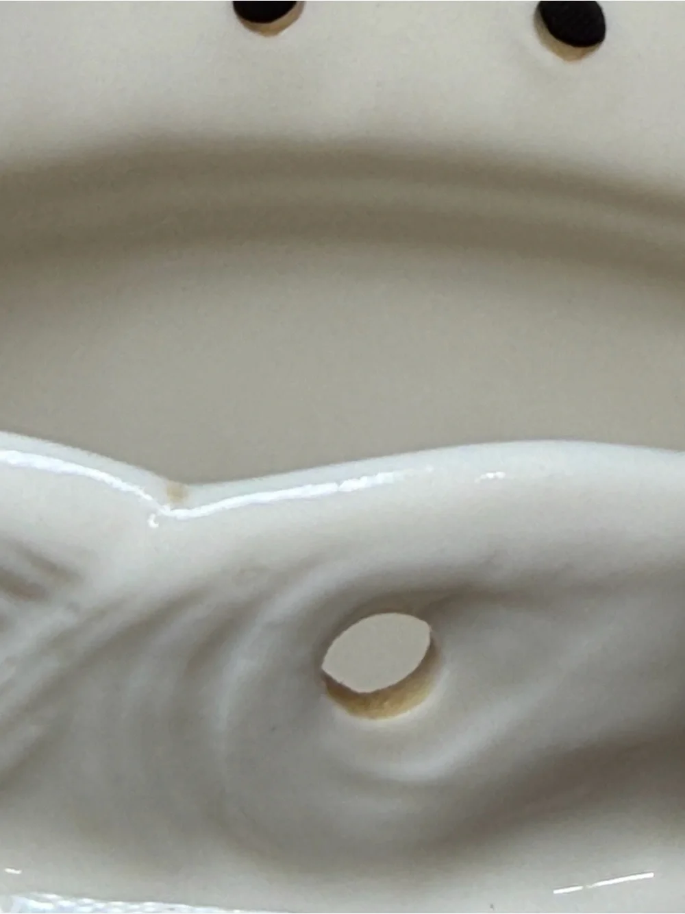 Belleek Shamrock Clover Scalloped Rim Footed Vase Ireland